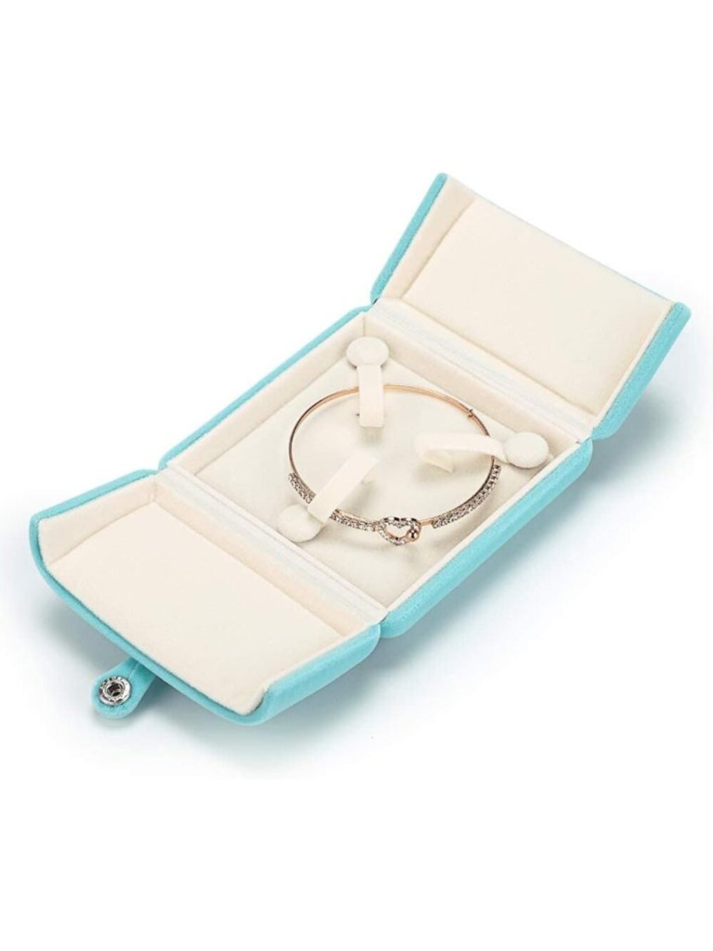 Velvet Jewelry Storage Box for Bangles & Bracelets - Perfect Gift for Any